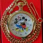 Brand-New Disney Limited Edition Minnie & Mickey Mouse Pocket Watch! RARE! HTF!