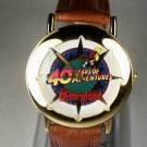 New! Disney Animated Mickey Mouse Watch 40 Years of Adventure! Retired! HTF!