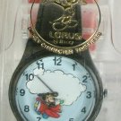 New Disney Lorus Flying Animated Mickey Mouse Watch! Mickey Flys Plane! HTF!