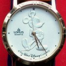 Brand-New Disney Lorus Mens Gold Coin Mickey Mouse Watch! In Lorus Case! HTF!