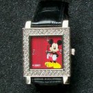 Disney brand-new SWAROVSKI CRYSTAL Ladies Mickey Mouse Watch! HTF!