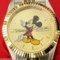 New Disney ROLX STYLE Mens Mickey Mouse Watch! With Date! Stunning! Retired!