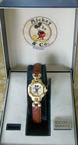 Disney Seiko Ladies Mickey Mouse Watch! Brand-New/Mint Hard To Find! Beautiful!