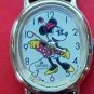 New! Disney Oval Bezel Ladies Minnie Mouse Watch! Gorgeous! Retired! HTF!