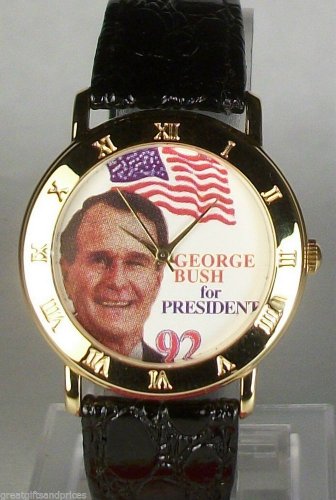 President Bush Watch! President Bush For President Watch! 1992 New! HTF!