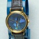 New Disney Ladies Hologram Mickey Mouse Watch with Lizard Band! HTF! Retired!