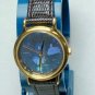 New Disney Ladies Hologram Mickey Mouse Watch with Lizard Band! HTF! Retired!