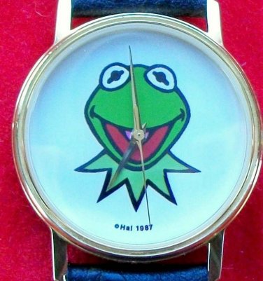 Brand-New Jim Hensons Kermit the Frog Watch! HTF! Gorgeous!