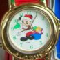 New Disney JINGLE BELLS Christmas MICKEY MOUSE Watch! HTF! Neat!@
