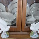 Vintage Pair of Royal Crown White Doves! Stunning! Beautiful Set!