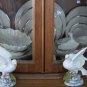Vintage Pair of Royal Crown White Doves! Stunning! Beautiful Set!
