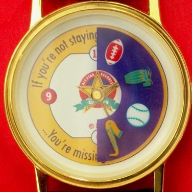 New Disney All Star Resort Special Edition Disney Watch! Moving Disk HTF Retired
