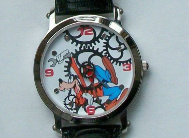 Brand-New Disney Gears Goofy Watch! HTF! Retired! Goofy among The Gears