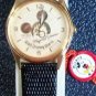 New Disney 20th Anniversary Gold Icon Mens Seiko Mickey Mouse Watch! HTF Retired