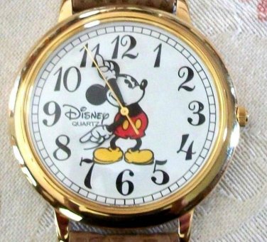 Brand-New Disney Large Dial Mickey Mouse Watch! HTF! 1-1/2" DIAL!