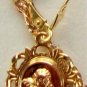 New 14kt Gold Guardian Angel Earrings and Pendant Set w/ 14kt Gold 18" chain!