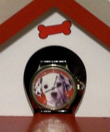 Brand-New Disney Limited Edition 101 Dalmations Watch With Dog House Figure! HTF