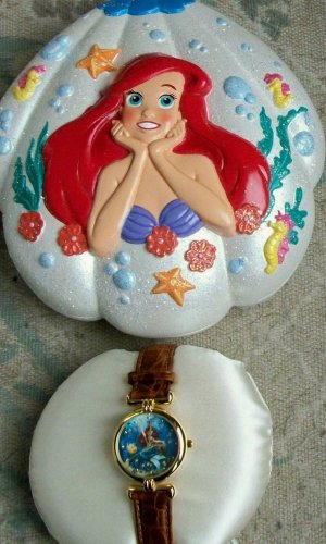 Brand-New Disney Limited Edition Little Mermaid Watch! IN CLAM SHELL! COA! HTF!