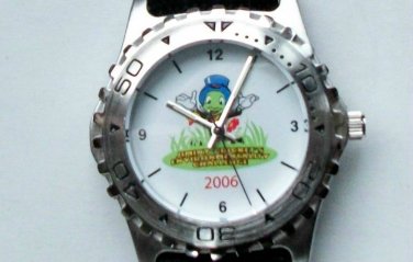Brand-New Disney Cast Members Only Jiminy Cricket Pocket Watch! HTF! Rare!