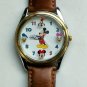 New! Disney Lorus Large Dial Mickey Mouse Watch! Mickey and Friends! HTF!