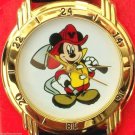 Brand-New Disney Cast members Limited Edition Fireman Mickey Mouse Watch! HTF