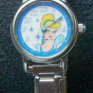 Brand-New Disney Blue Cinderella Italian Charm Watch! HTF! Stunning!
