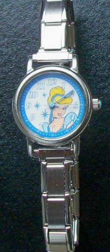Brand-New Disney Blue Cinderella Italian Charm Watch! HTF! Stunning!