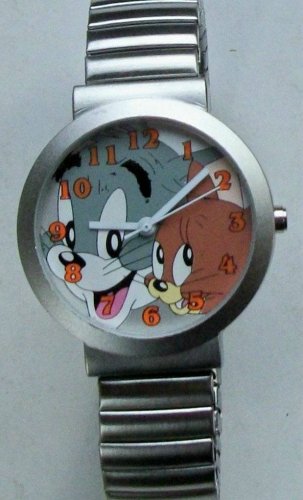 Brand-New Tom and Jerry Watch With Expansion Band! HTF! Cute!