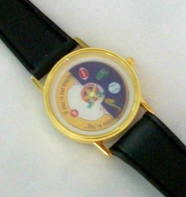 New Disney Revolving Disk Animated Mickey Mouse Watch! HTF! Beautiful Artwork!