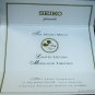 Brand-New Disney Gold Coin Limited Edition Mens Seiko Mickey Mouse Watch! HTF!