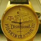 Brand-New Disney Helbros Mickey Mouse Watch! Pigskin Classic! Football! HTF!