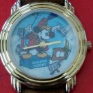 Disney Animated Leader of the Band Mickey Mouse Watch! HTF! Stunning!