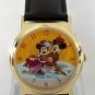 Disney Stunning Gold Cast Members Christmas Mickey Mouse Watch New Hard To Find!
