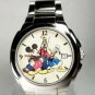 Disney Stunning Mens Mickey Mouse Watch With Friends! New! Gorgeous!