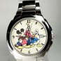 Disney Stunning Mens Mickey Mouse Watch With Friends! New! Gorgeous!