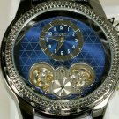 Brand-New Automatic Mens Elgin Watch! Skeleton Back! Subdial! Stunning!