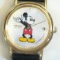 New Disney Mother of Pearl Calendar Ladies Seiko Mickey Mouse Watch! HTF! Pretty
