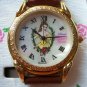 Brand-New Disney BEAUTY AND THE BEAST Watch! Mother of Pearl Dial! HTF! Stunning