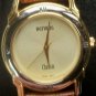 Brand-New Unisex Two-Tone Benrus Watch! Stunning! Leather Band! Retired!