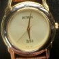 Brand-New Unisex Two-Tone Benrus Watch! Stunning! Leather Band! Retired!