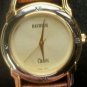 Brand-New Unisex Two-Tone Benrus Watch! Stunning! Leather Band! Retired!