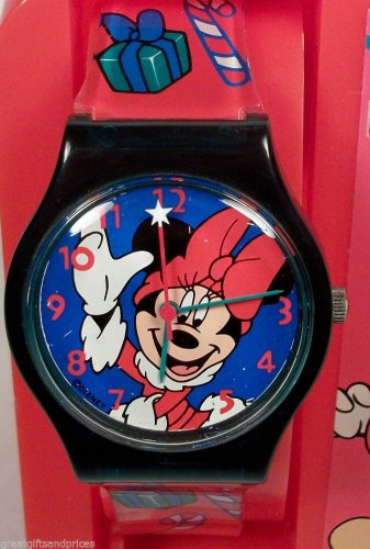 Disney Minnie Mouse Christmas Watch! New! HTF!