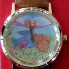 New Disney Animated Winnie the Pooh Watch! Butterfly Moves! HTF! Retired!