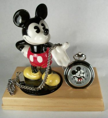 Brand-New Disney Fossil Limited Edition Mickey Mouse Pocket Watch! HTF!