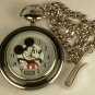 Brand-New Disney Fossil Limited Edition Mickey Mouse Pocket Watch! HTF!