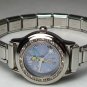 Brand-New Disney Rhinestone Encrusted Animated Tinkerbell Italian Charm Watch!