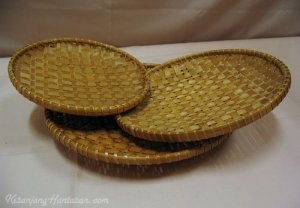 bamboo plate yogya