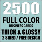 2500 BUSINESS CARDS