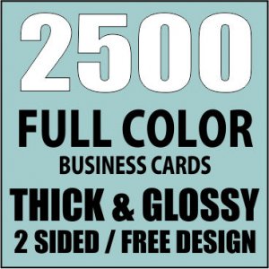 2500 BUSINESS CARDS