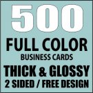 500 BUSINESS CARDS